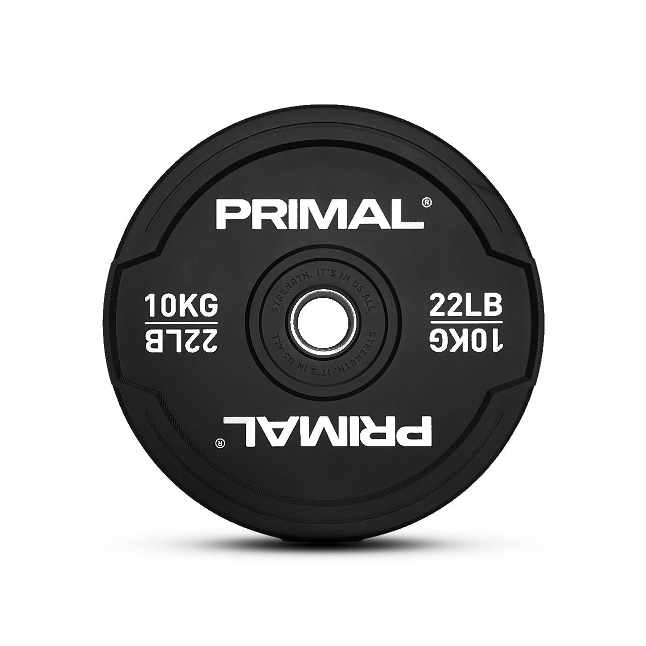 Primal Pro Series Black Rubber Bumper Plates (Singles)