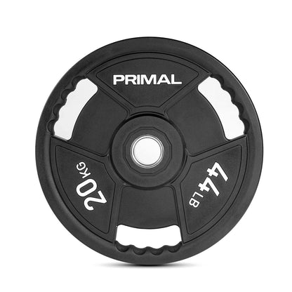 Primal Performance Series Urethane Olympic Weight Plate  (Singles)- PRE WORKED