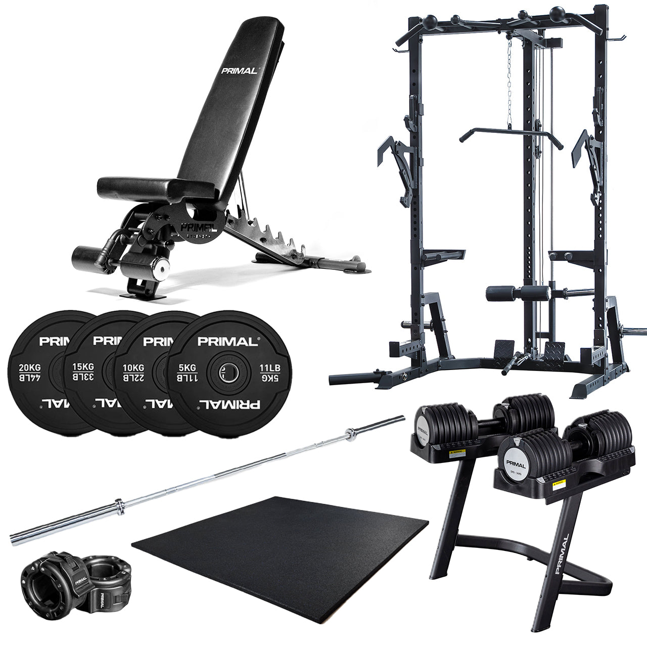 Primal Personal Series Ultimate Half Rack Premium Bundle