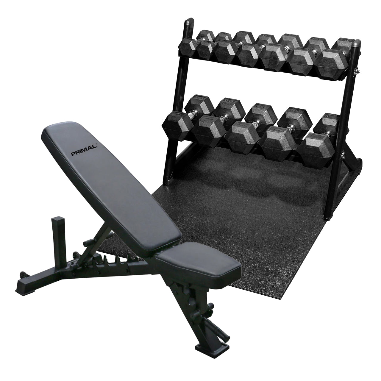 Primal Personal Series PVC Hex Dumbbell Bundle