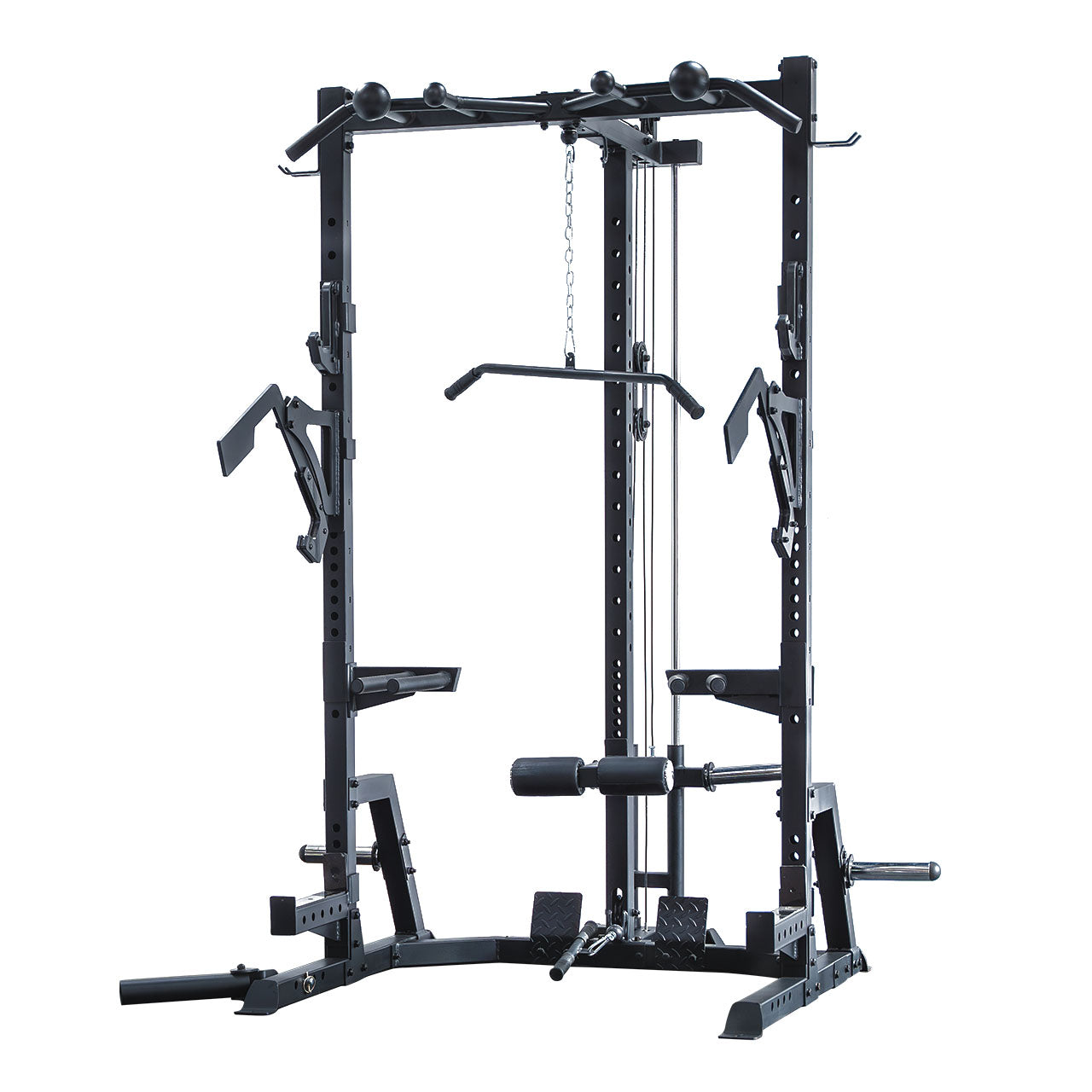 Angled view of a multi rack system designed for home use.