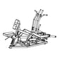 Primal Performance Series Plate Loading Multi-Way Row