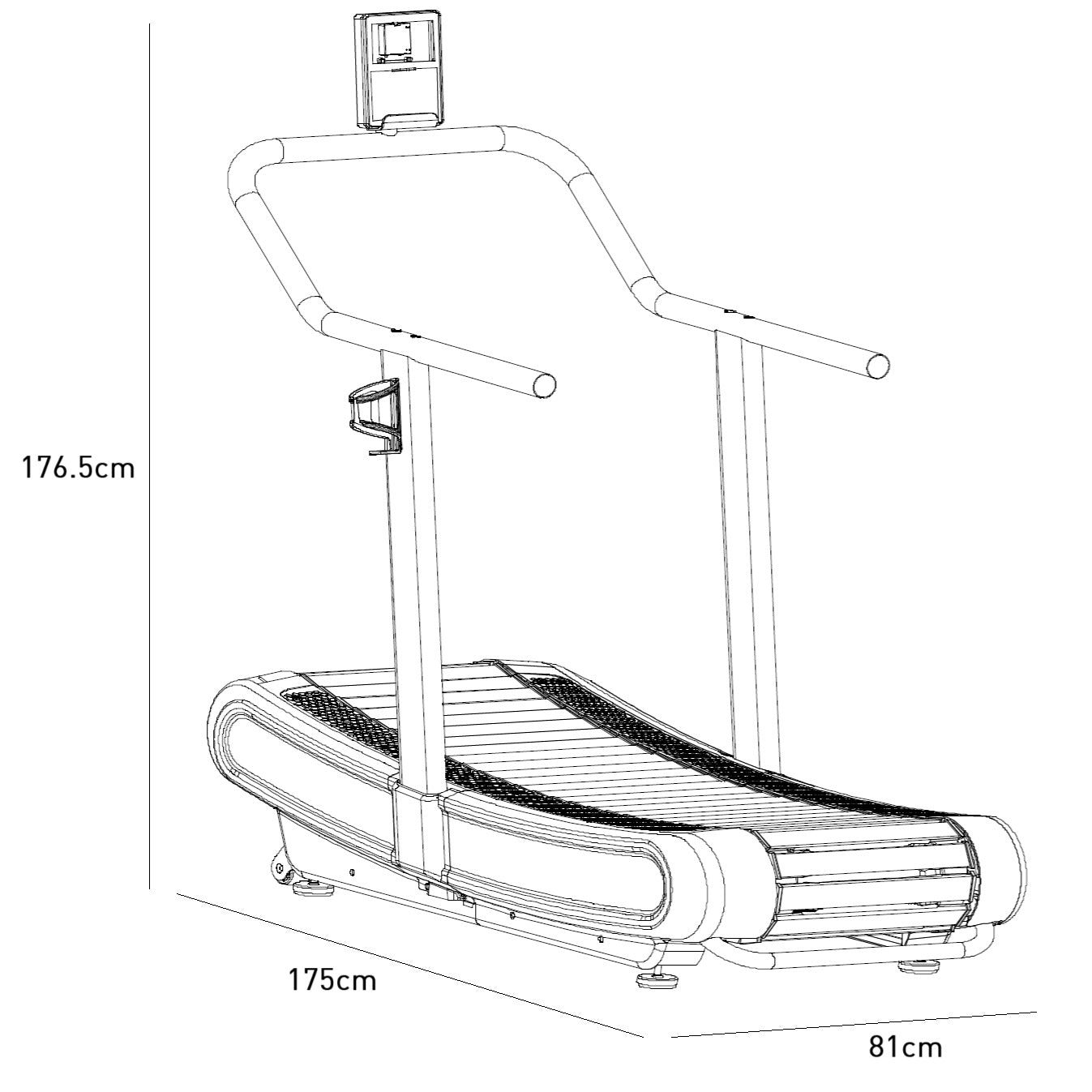 Primal Personal Series Curved Treadmill Primal Strength