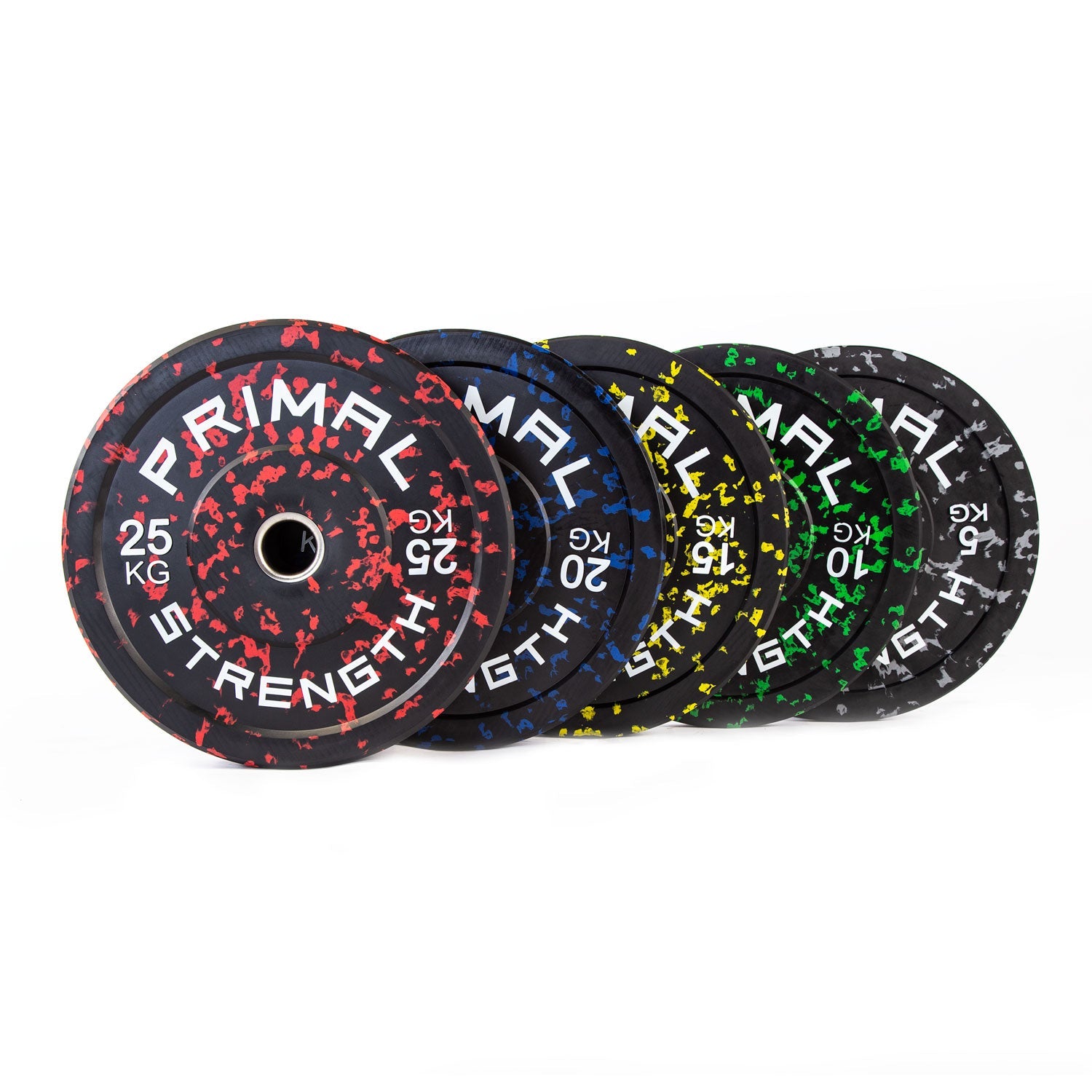 Primal Performance Series Bumper Plates (Singles)- PRE WORKED