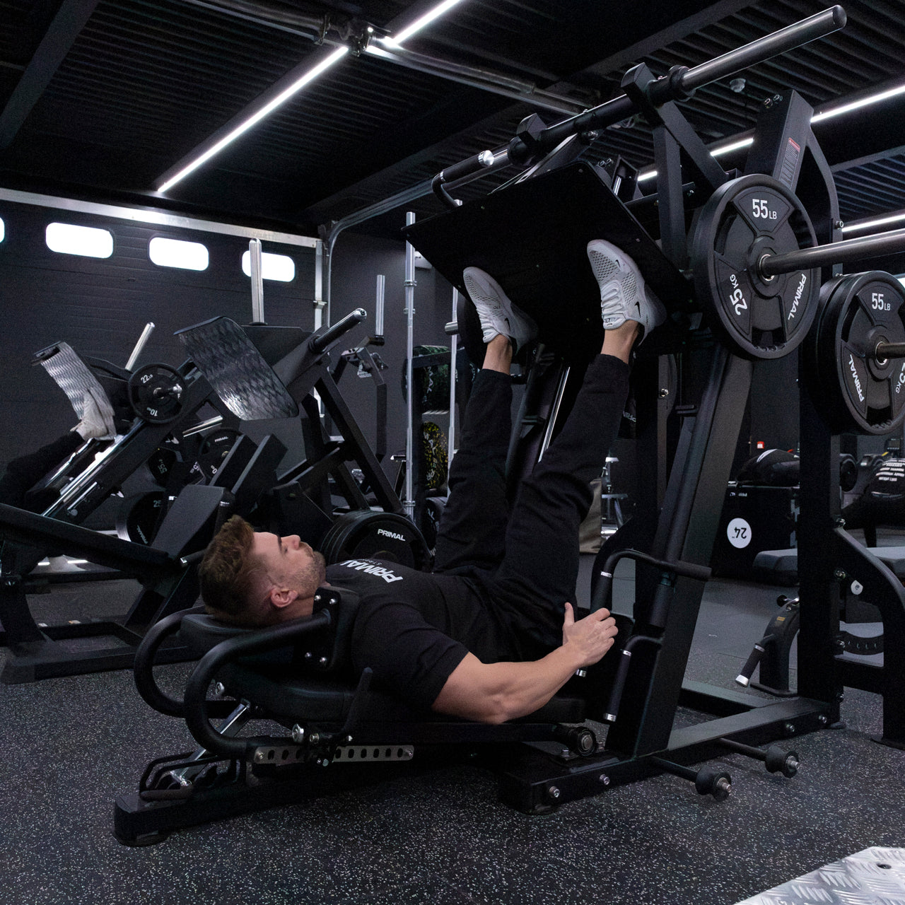 Primal Performance Series Plate Loading ISO 70 Degree Incline Leg Pres Primal Strength