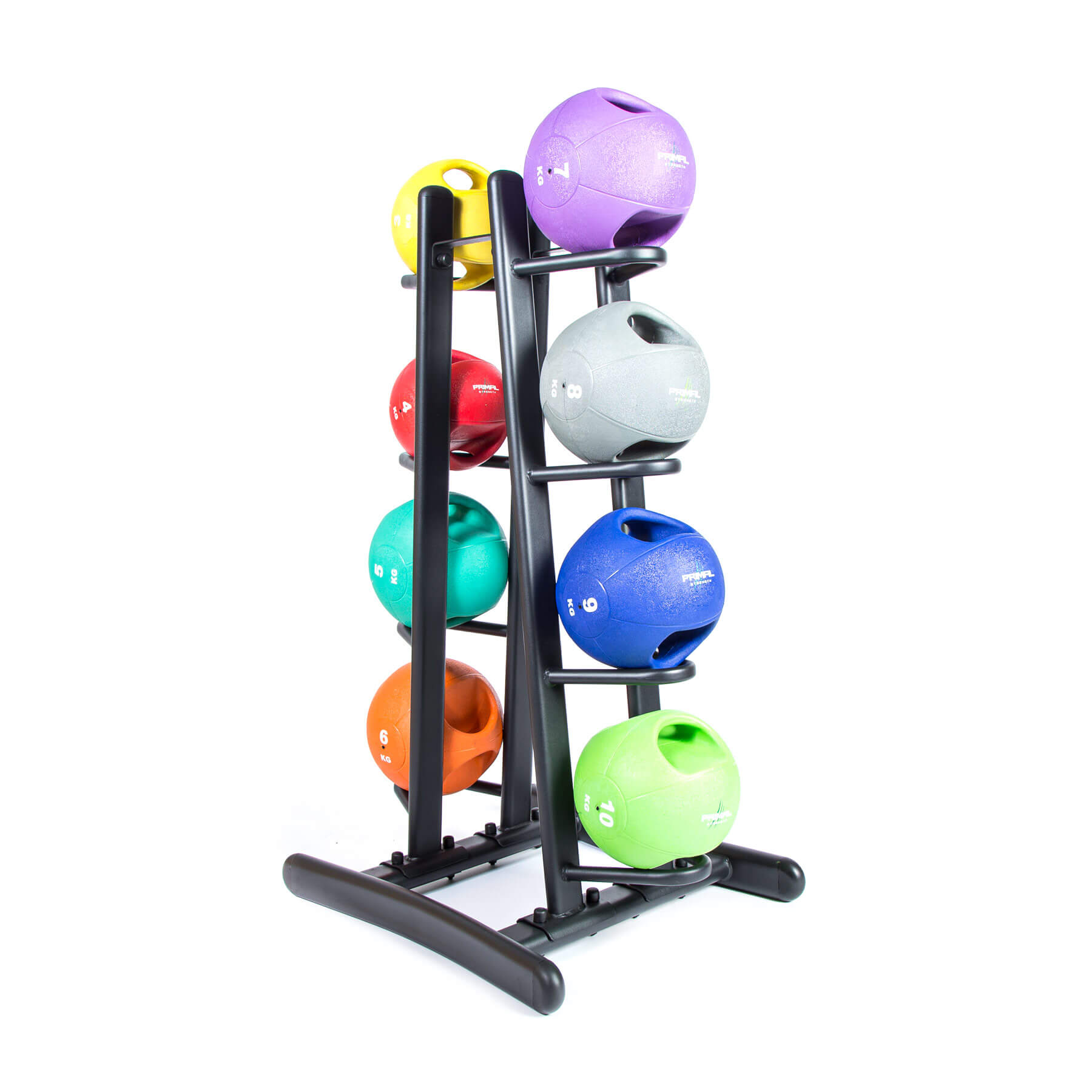 8 PC Medicine Ball Rack Primal Strength