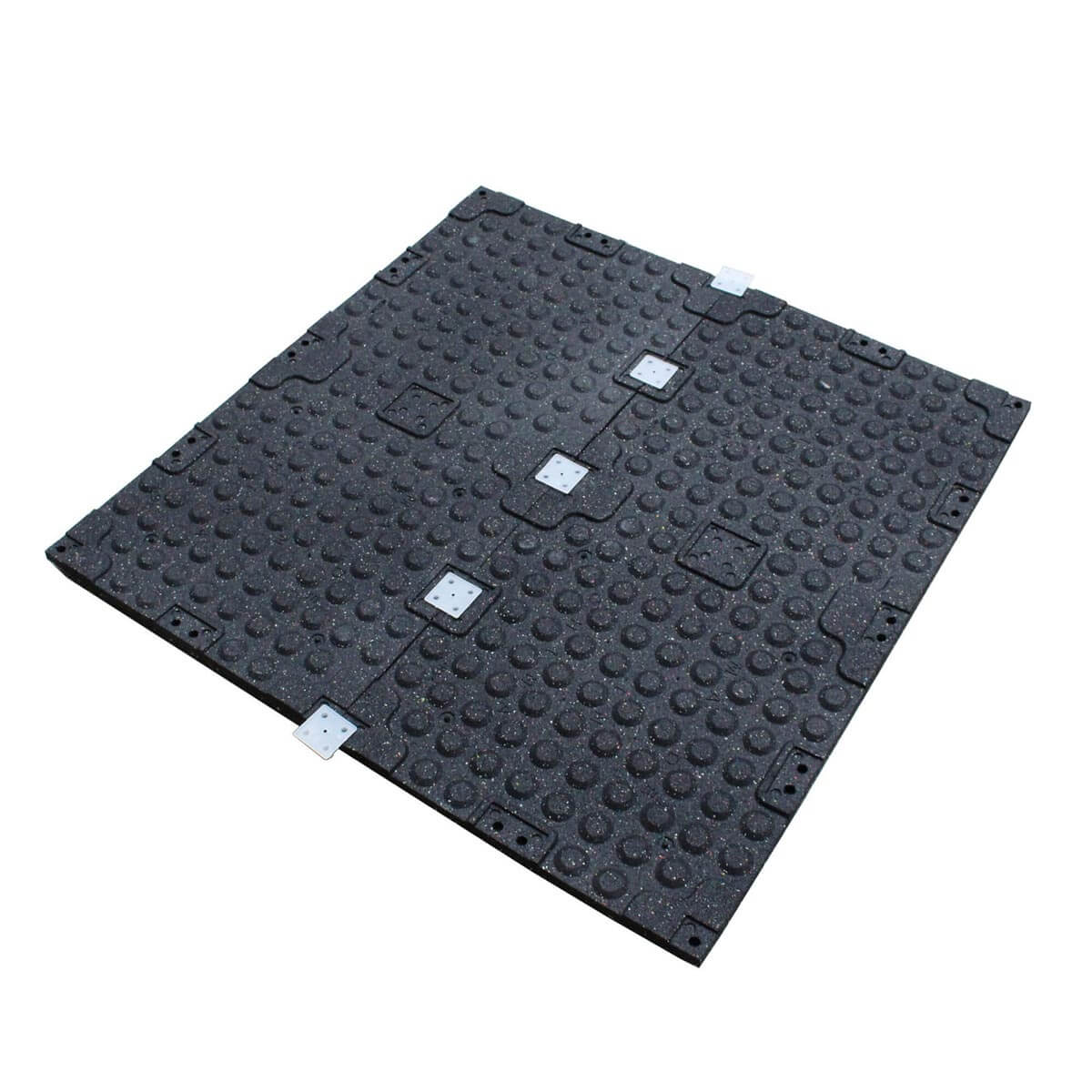 Primal Performance Series Grey Fleck EPDM 40mm Tile 1m x 0.5m INCLUDING CLIPS