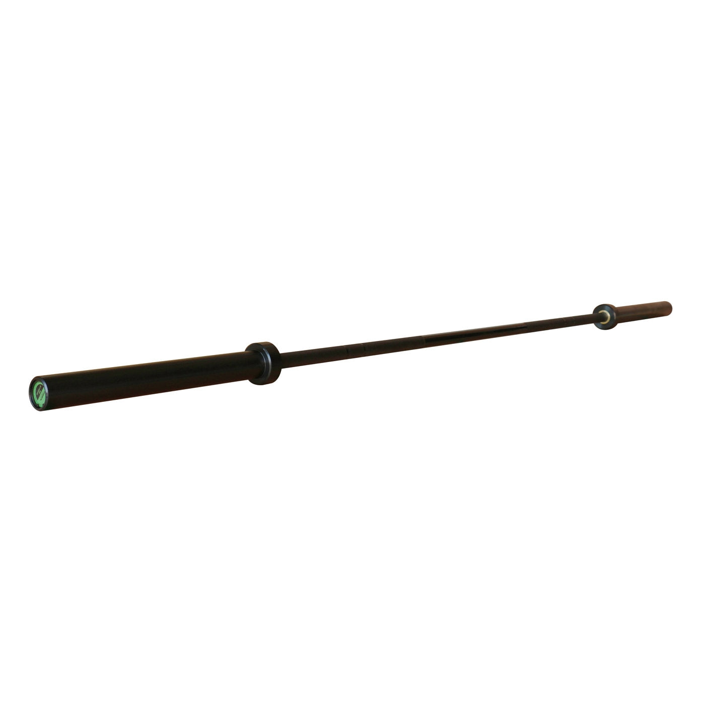 a full black olympic barbell
