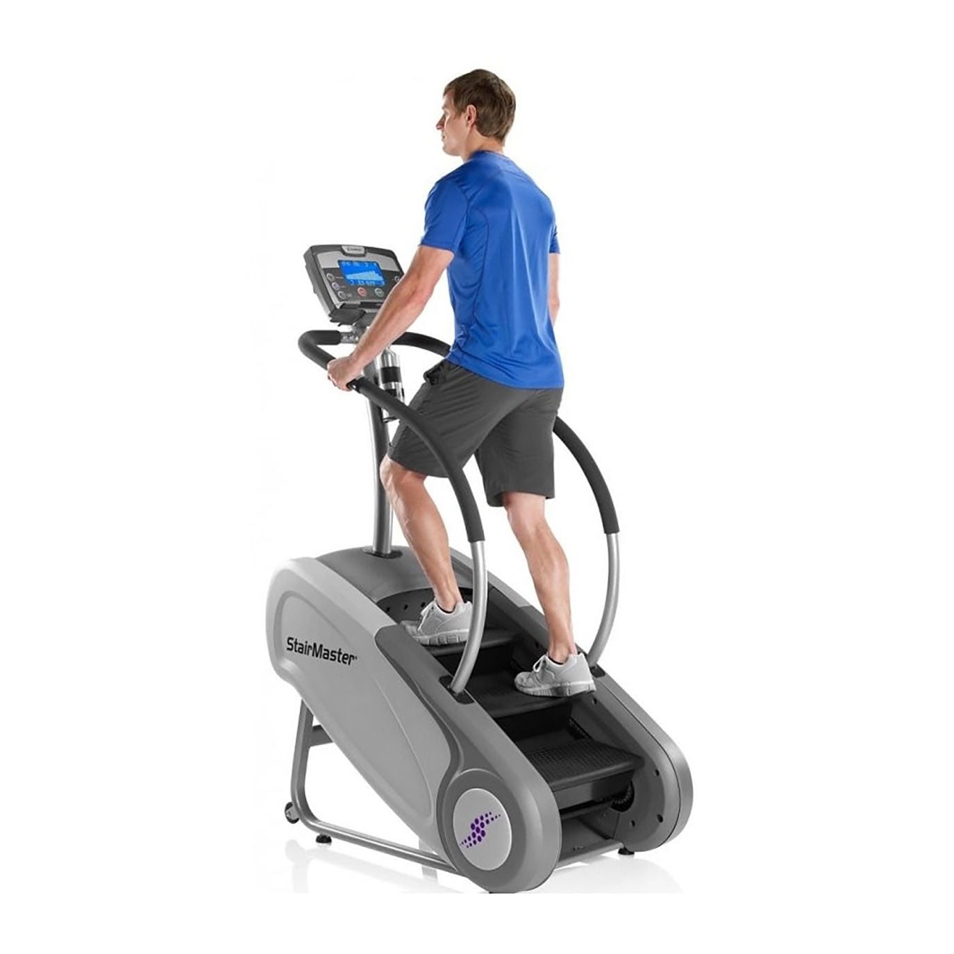 a man exercising on a stairmaster sm3 stepmill